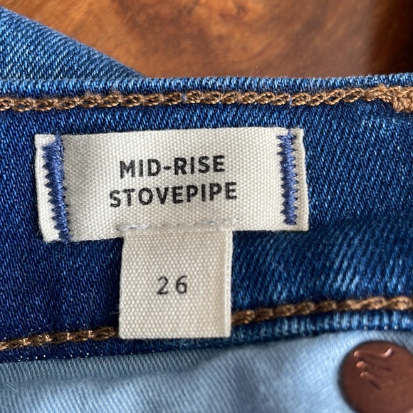 Madewell mid-rise stovepipe jeans leman wash - Picture 7 of 7